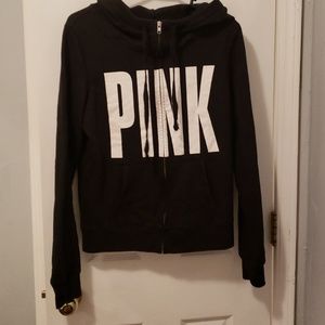 Black (pink) Victoria secret hoodie